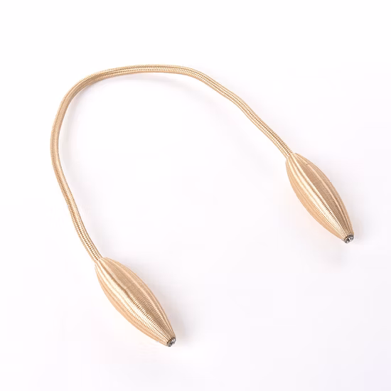 Clip a gancio per tende da finestra con corda intrecciata a forma di grano