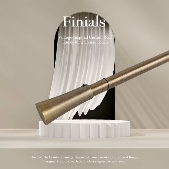 Nuovo design di alta qualità in lega di alluminio per finestre, set di aste per tende in metallo per soggiorno