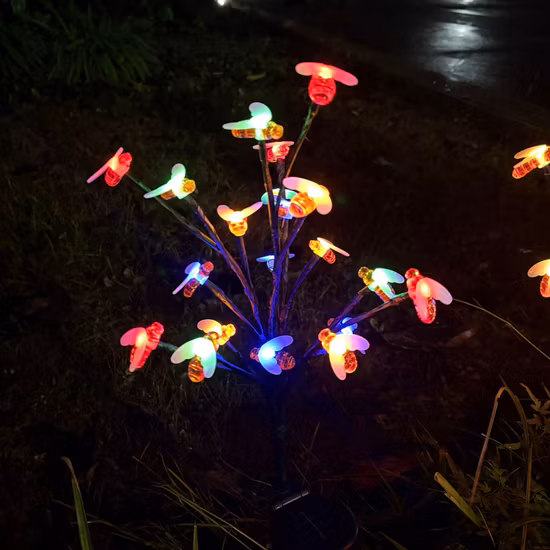 Produzione Cina Pannello lampada a LED Illuminazione paesaggistica Luci solari per pavimenti da giardino